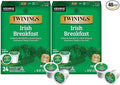 Twinings Irish Breakfast Tea K-Cup Pods for Keurig Caffeinated Black Tea Robust Strong Bold Flavour 24 Count (Pack of 2) Enjoy Hot or Iced
