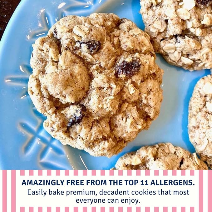 Peanut's Bake Shop - Vegan and Gluten-Free Cookie Mix | Non-GMO Kosher Cookie Mixes for Decadent Treats (Cinnamon Oatmeal - 3 Pack)
