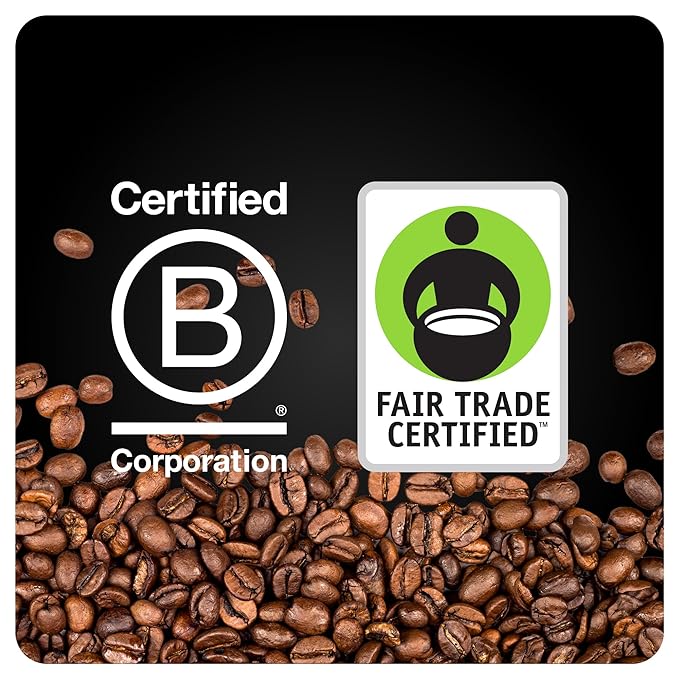 BLK &amp Bold GroundCoffee Rise &amp GRND Medium Roast 100% Arabica Coffee Beans Toffee Lemon Nutty Notes Fresh Roasted Coffee for Drip French Press Cold Brew &amp Espresso 12 oz Bags (2 Pac