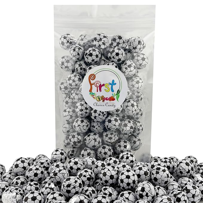 FirstChoiceCandy Milk Chocolate Foil Wrapped Balls (Soccer Balls 5 LB)