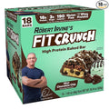 FITCRUNCH Snack Size Protein Bars World’s Only 6-Layer Baked Bar 3g of Sugar &amp Soft Cake Core (18 Bars Mint Chocolate Chip)