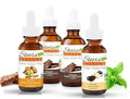 Stevia Drops Butter Pecan Vanilla &amp 2 English Toffee Stevia Select Keto Coffee Sugar-Free Stevia Flavors Bundle (4) Pack