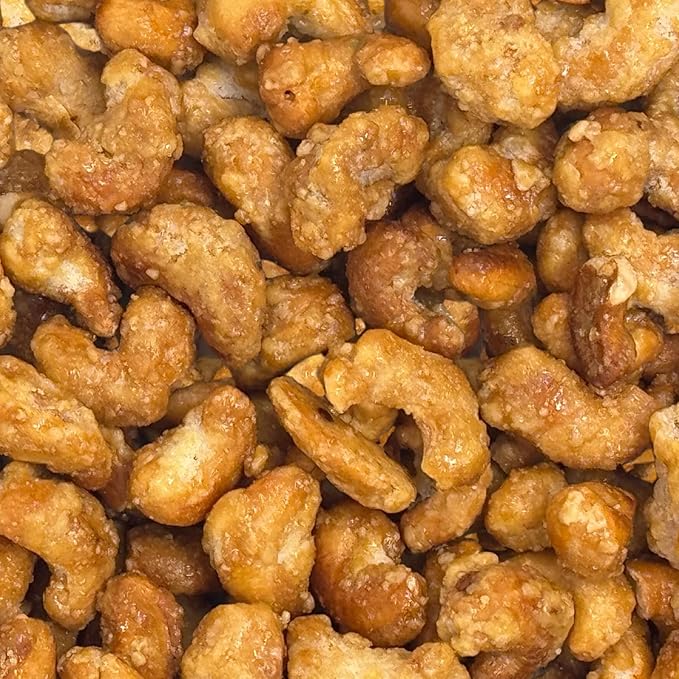 Belmont Peanuts Pineapple Habanero Glazed Cashews 20 oz (1 Pack) - Simple Ingredients No Preservatives Hand Seasoned