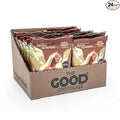 The Good Chocolate - Salted Almonds Keto Chocolate Squares Zero Sugar Lower Net Carb Snack Lower Calorie Vegan Chocolate Candy 24 Square Family Pack