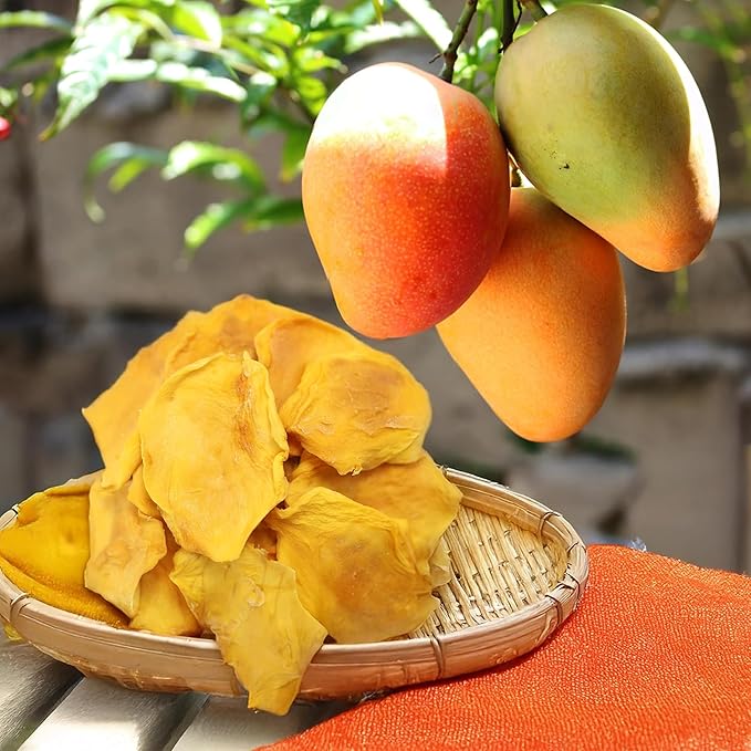 Anna and Sarah 4.5 Lbs (PACK 2) Bulk Dried Organic Mango No Sugar Added No Preservatives Al-Natural Premium Quality in Bag 144 Oz