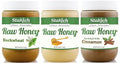 Stakich GIFT PACK - Original Raw Honey Cinnamon Raw Honey Antioxidant Raw Honey - Pure Unprocessed Unheated KOSHER
