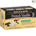 Bigelow Tea Decaffeinated French Vanilla Black Tea Decaf Tea with French Vanilla 20 Count Box (Pack of 6) 120 Total Tea Bags