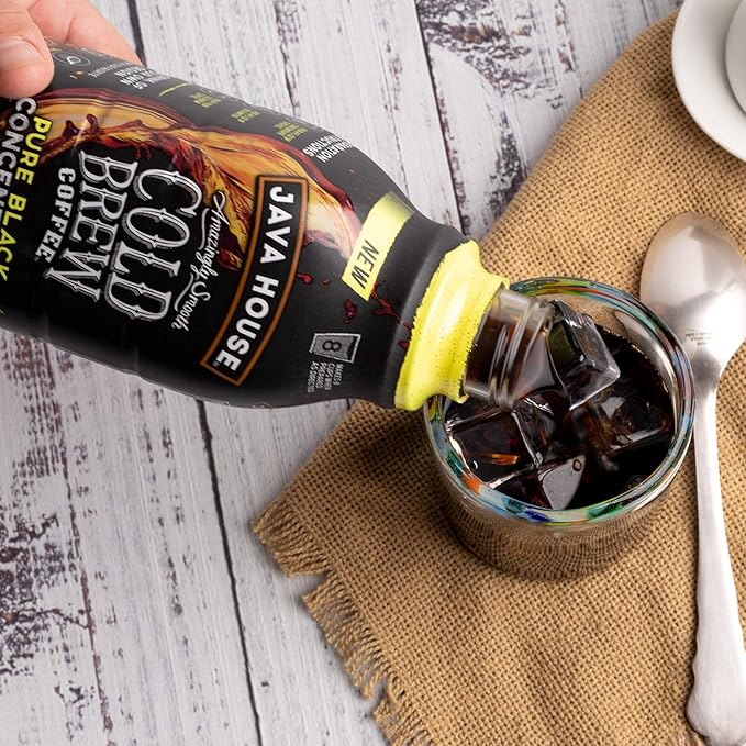 Java House Cold Brew Coffee Colombian Liquid Concentrate Bottle 32 Fl Oz