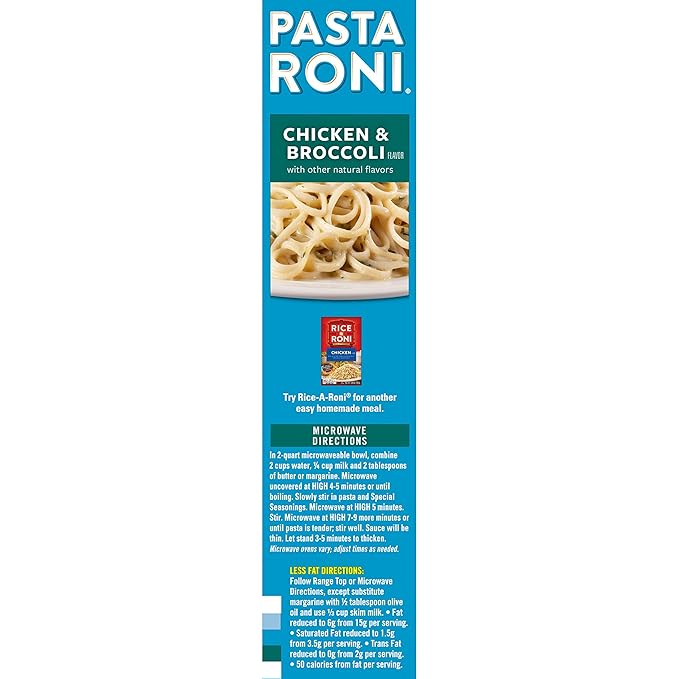 Pasta Roni Chicken &amp Broccoli Linguine Mix 4.7 Ounce (Pack of 12 Boxes)