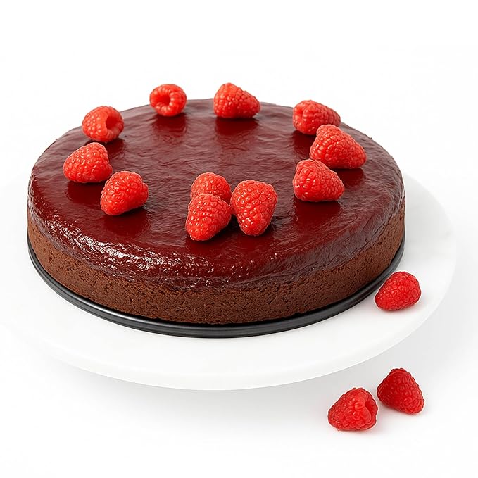 ANDY ANAND CHOCOLATIER Luxurious Sugar-Free Raspberry Chocolate Truffle Cake 9 Handcrafted with Real Chocolate &amp Cream Perfect for Desserts Lovers (2.8 lbs)