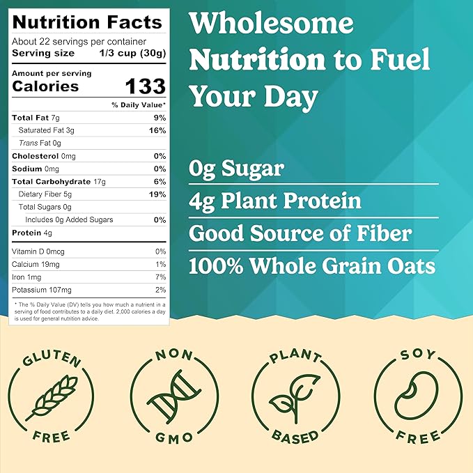 MyCerealMix Sugar Free Granola Cinnamon Pecan 6-Pack Bulk 144oz – Keto High Fiber Diabetic Cereal Plant-Based Gluten Free Snack Monk Fruit No Stevia or Erythritol Bulk Value Healthy Breakfast