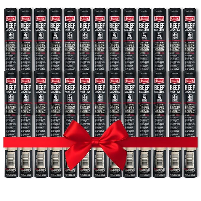 Jerky.com 100% Beef Stick - 26 Pack | All Natural Beef Meat Sticks | High Protein Keto-Friendly No Sugar No MSG Gluten-Free | Individually Wrapped Jerky Gifts for Men