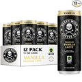 Death Wish Coffee Iced Coffee Cold Brew 8g Protein Fair Trade (Vanilla Latte)