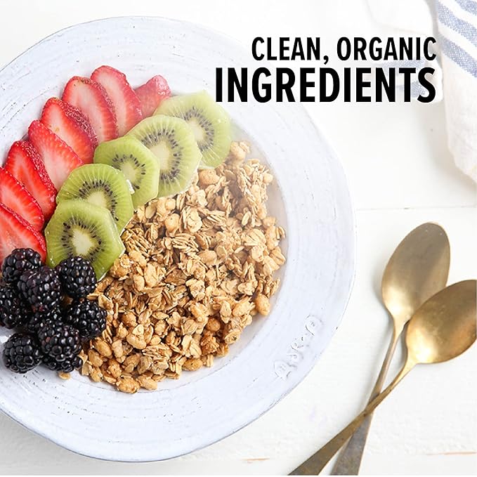 One Degree Organic Foods Sprouted Oat Honey Hemp Gluten Free Granola - USDA Organic (11 oz. - 6 pack)