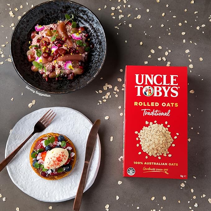 Uncle Tobys Traditional Oats 1kg.