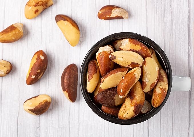 Food to Live Dry Roasted Brazil Nuts 2 Pounds – Unsalted Whole Oven Roasted Brazilian Nuts No Oil Added Shelled Vegan Kosher Bulk. Good Source of Protein and Essential Fatty Acids. Crunchy Sna