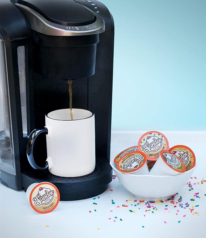 Sundae Ice Cream Flavored Coffee Pods Compatible with 2.0 Keurig K-Cup Brewer (Maple Walnut) 48 Count