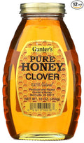 Gunter's Pure Honey Clover Natural 16 Ounces (Pack Of 12)