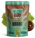 Caff Off Decaf Chocolate Matcha Green Tea Powder From Japan – 1.06 oz / 30 g – Ceremonial Grade &amp Sugar-Free – No Fillers or Milk Powders – Naturally Decaffeinated Without Chemicals – Tested for H