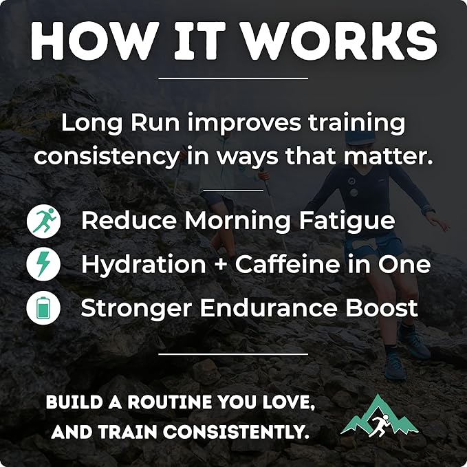 Long Run Coffee – Hydrating Coffee with Electrolytes – All Natural Energy + Hydration + Recovery for Athletes – Stomach Friendly Electrolyte Coffee for Runners (1 lb Light Roast)