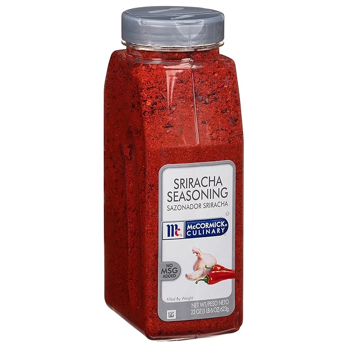 McCormick Culinary Sriracha Seasoning 22 oz - One 22 Ounce Container of Sriracha Seasonings for Cooking Perfect in Sauces Spreads Wraps or Breakfast Bowls