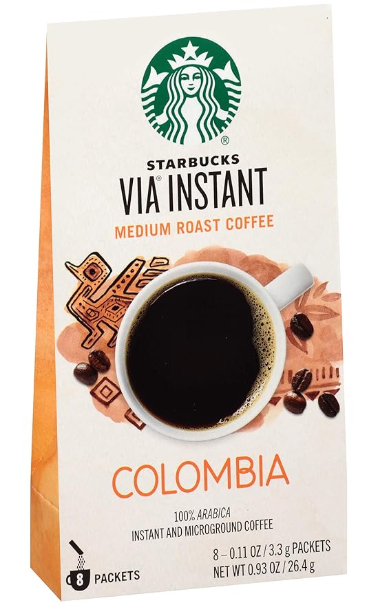 Starbucks VIA Colombia Coffee 8ct (Pack of 6)