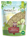 Food to Live Organic Hemp Seeds 4 Pounds – Non-GMO Raw Hearts Hulled Shelled Kosher Vegan Bulk Low Carb Low Sodium Good Source of Protein &amp Iron Great for Oatmeal Product of China