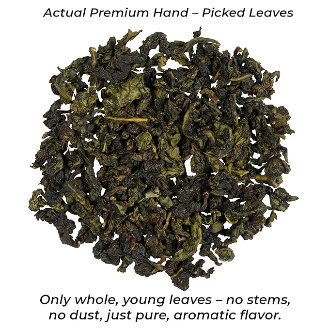 Imperium Mango Oolong Tea Loose Leaf (4oz) Hand-Picked Premium Oolong Brews 100 Cups Natural Beverage for Well-Being Harmonious Floral Undertones Tropical Sweetness and Smooth Fruity Taste