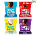 SkinnyDipped Snack Attack Minis Almond Variety Pack Healthy Snack Plant Protein Gluten Free 0.46 oz Mini Bags Pack of 25