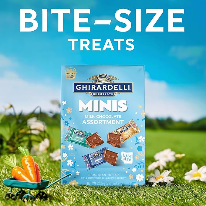 GHIRARDELLI Minis Milk Chocolate Assortment 12.3 oz Bag