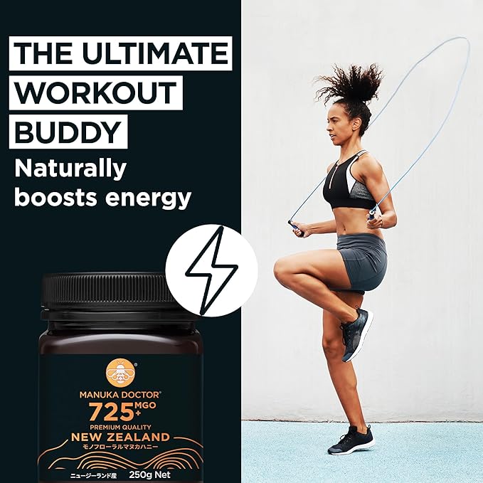 Manuka Doctor - MGO 725+ Manuka Honey Monofloral 100% Pure New Zealand Honey. Certified. Guaranteed. Raw. Non-GMO (8.75 oz)