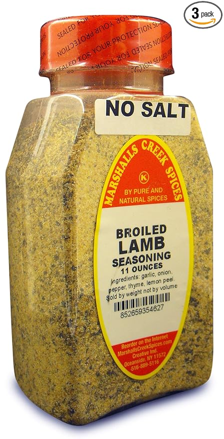 Marshalls Creek Spices (3 PACK) BROILED LAMB SEASONING NO SALT