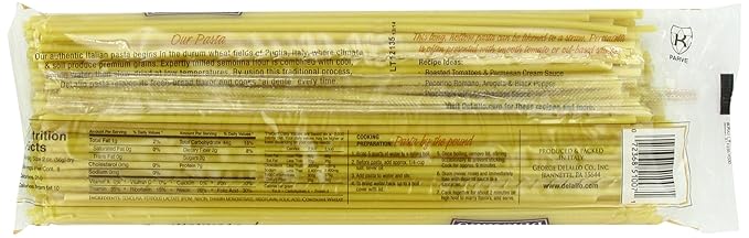 Delallo Perciatelli Pasta 1-Pounds (Pack of 16)