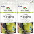 NOW Foods Certified Organic Matcha Green Tea Powder Non-GMO Project Verified 3-Ounce (Pack of 2)