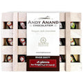 ANDY ANAND CHOCOLATIER European Flavor-Inspired Dark Chocolate Bottles – Smooth Filled Dark Chocolate Assortment Gluten Free Gourmet Chocolates in Elegant Wooden Gift Box (18 Pieces)