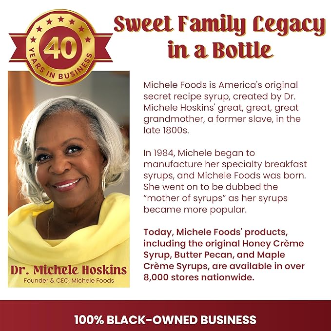 Michele’s Syrup Variety pack – Maple Crème Butter Pecan Syrup | Flavoring Syrup for Pancakes and Waffles Ice Cream – Condiment for Salmon Pork and Beef – Great Breakfast Food Gift
