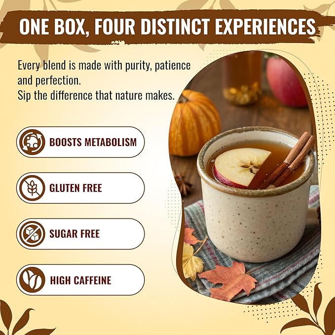 Tea Runners Chai Tea Variety Pack – Apple Pie Bourbon Barrel Chai Rooibos Mumbai Rise and Chai – Loose Leaf Tea Sampler – Spiced Black &amp Rooibos Blends – 0.75 oz Each Pack of 5