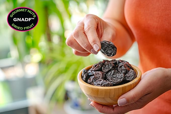 GNADF | Medium Pitted Prunes | Grown In The USA | Available in 5 10 25 Lb Sizes | Gourmet Nuts And Dried Fruit | (25 lbs)