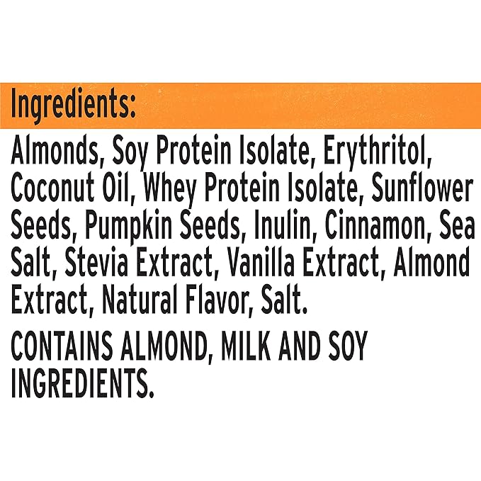 :ratio Keto Friendly Toasted Almond Granola 8 oz (Pack of 5)
