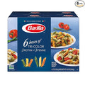 Barilla Pasta Tri-Color Penne &amp Tri-Color Rotini 12 Ounce (Pack of 6)