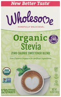 Wholesome Sweeteners Organic Stevia 1 Gram Packets 120 Count 1 Case (Packaging May Vary)