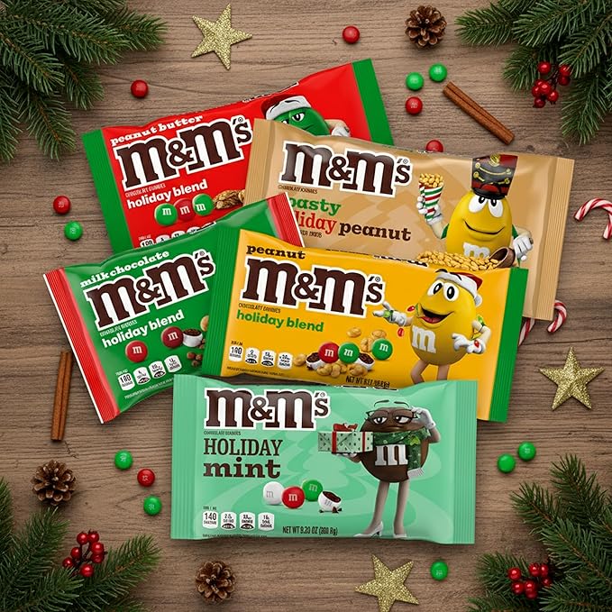 Christmas Chocolate Candy Pieces Variety 5 Pack Gift Basket by Rebel Smuggling Galactic Emporium