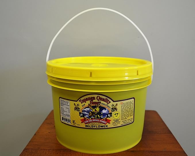 1 Gal (12lbs) Topanga Quality Honey (Wildflower Floral Source) Raw Unfiltered Unpasturized All Natural Kosher