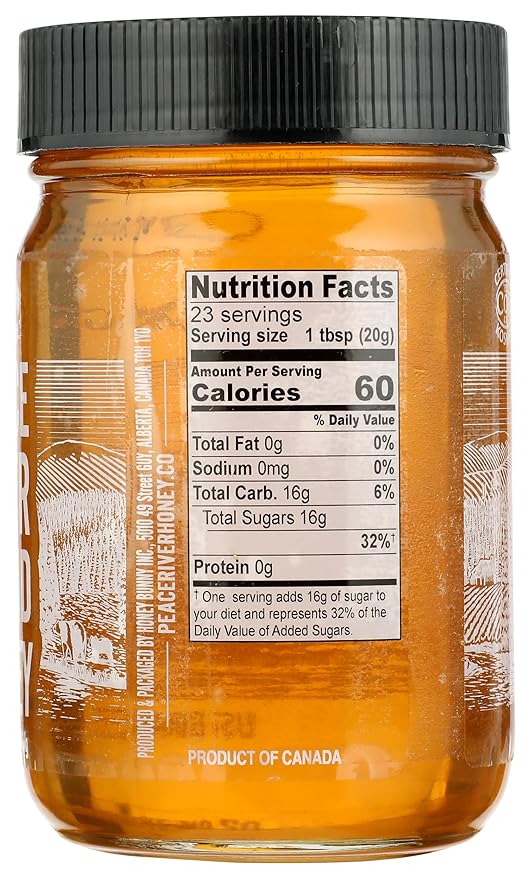 Peace River Liquid Honey Kosher Gluten Free 16 Ounce (Pack of 6)