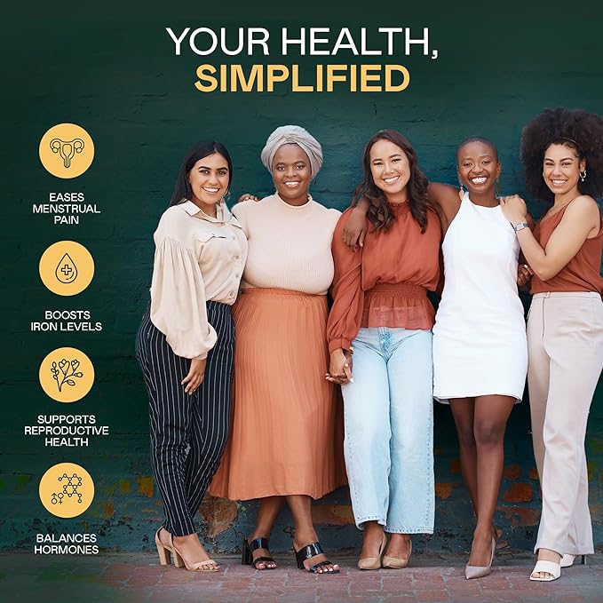 Rich Sol Foods St. John’s Bush Hormone Balance tea for Women Menstrual Cramp Relief PCOS and Fibroid Support Fertility Supplements for Women Loose-Leaf Herbal Tea 44g