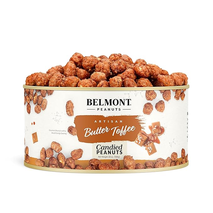 Belmont Peanuts Gourmet Lightly Sea-Salted Almonds 18 oz (1 Pack) – Only 3 Simple Ingredients No Preservatives – A Premium Salty Crunchy Hand Seasoned Nutty Snack
