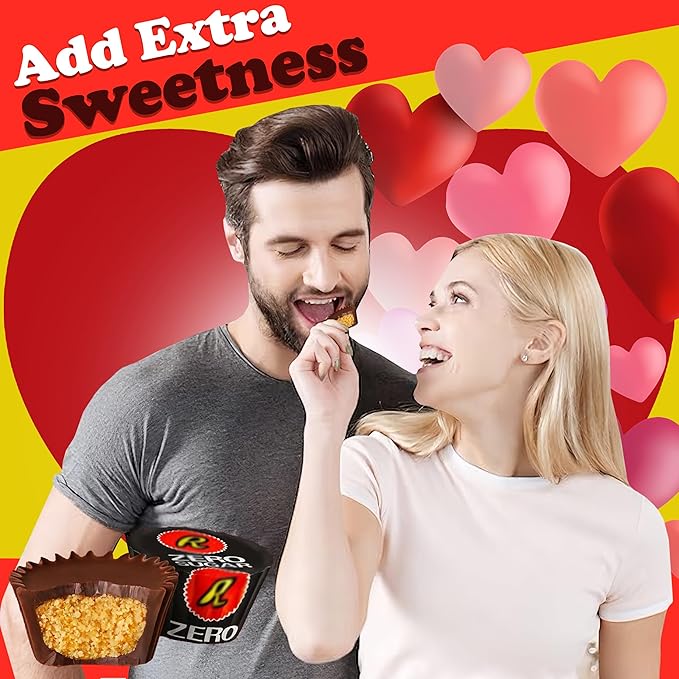 Zero Sugar ReeseDark Chocolate Peanut Butter Cups 2 Lb Sugar Free Individually Wrapped Peanut Butter Cups Treat Bulk Sugar Free Candy Keto Friendly Gluten Free Appx 130 Pieces