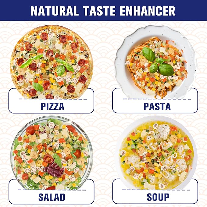 Classic Ramen Toppings Seafood Mix 14oz 12 Ingredient Blend with Shrimp Squid &amp Seaweed etc Dried Ramen Toppings Flavor Rich Non-GMO Low Sodium for Ramen Instant Noodles &amp Soup Topper