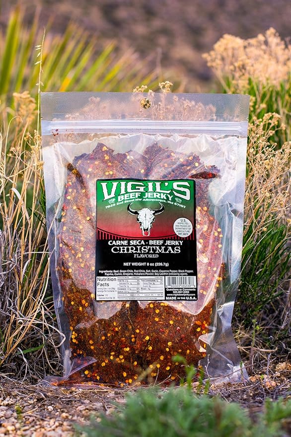 Christmas Beef Jerky (Red &amp Green Chile)