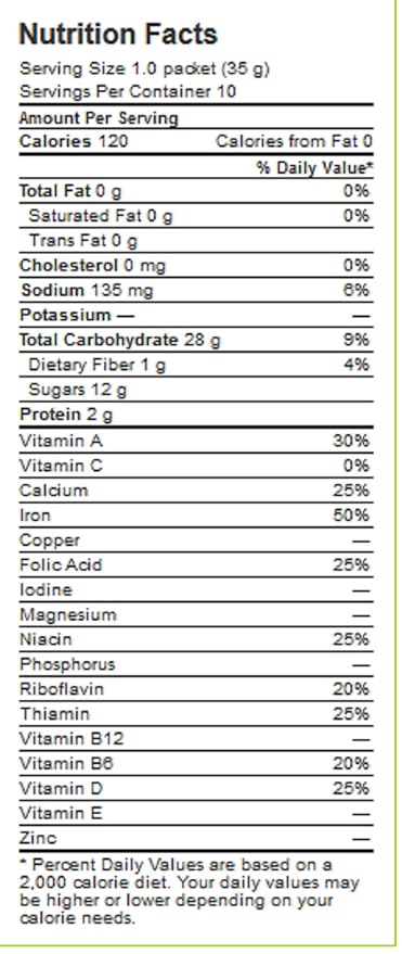 Cream Of Wheat Bananas &amp Cream Instant Hot Cereal 10 Count 12.3oz Box (Pack of 3)